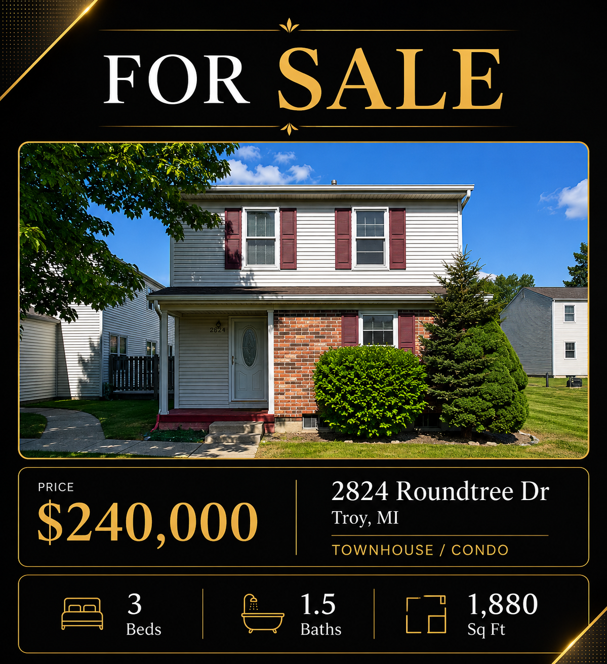 2824 Roundtree Dr, Troy, Michigan
